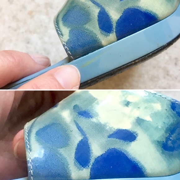 Gorgeous Via Spiga floral patent leather heels! - Picture 8 of 8